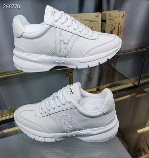 Кроссовки  женские кожаные