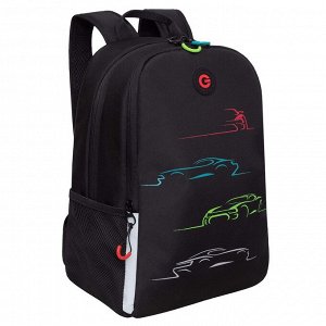 Рюкзак школьный легкий с жесткой спинкой, двумя отделениями, для мальчика