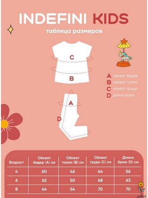 Детская пижама для девочек "Индефини" (Арт.951000-2146GTD)