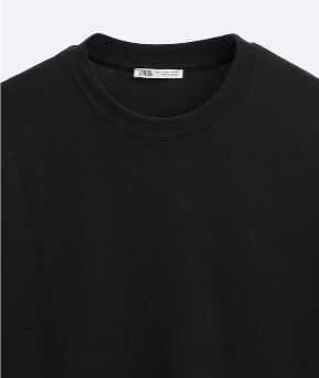 ФУТБОЛКА BOXY-FIT ОВЕРСАЙЗ арт. 5584441 250, черный