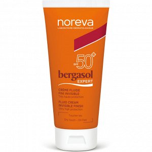 Норева Солнцезащитный легкий крем для лица SPF 50+, 50 мл (Noreva, Bergasol)