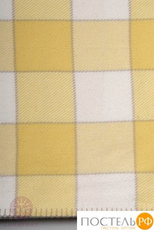 Плед детский 'Vanessa', р-р: 100х150см, цвет: желтый/белый