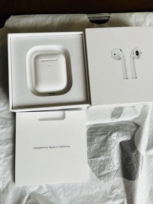 Наушники AirPods with Wireless Charging Case