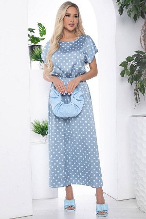 Платье Кейтлин голубое П10139