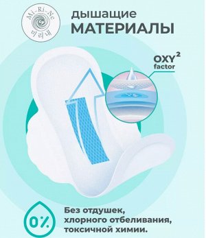 MI-Ri-NE Гигиенические прокладки с крылышками длинные, 8шт