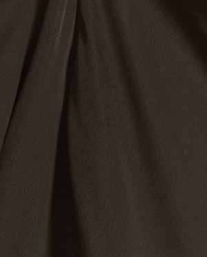Плюс коричневое платье миди с открытыми плечами и открытыми плечами