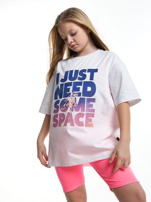 Футболка I JUST NEED (128-146см) 22-9002-1(3) белый