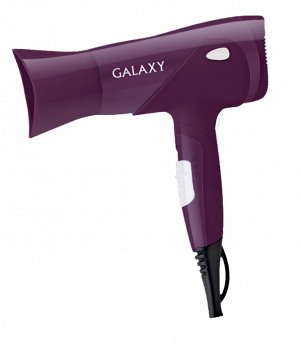 Фен Galaxy GL 4315 (12шт) Фен для волос 1800 Вт, 2 скорости, 3 температурных режима, функция "холодный воздух", защитная решетка, насадка- концентратор, подвесная петля, складная ручка, питание 220-24