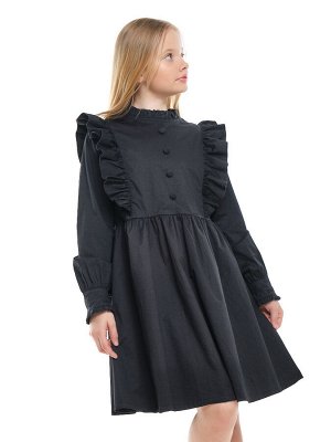 Платье черное нарядное (128-146см) 33-24251-1(3) черный
