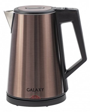 Чайник Galaxy GL 0320 БРОНЗОВЫЙ (8шт) Чайник электрический 2000 Вт, 1,7л, скрытый нагревательный элемент, тройная стенка из нержавеющих сталей 18/10 и 430 и пищевого пластика, автоотключение при закип