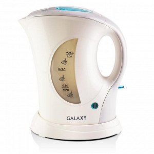 Чайник Galaxy GL 0105 (10шт) Чайник электрический 900 Вт, объем 1л, открытый нагревательный элемент, съемный фильтр, автоотключение при закипании и отсутствии воды, шкала уровня воды, индикатор работы