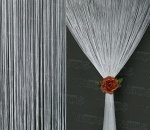 Шторы-нити однотонные