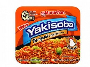 Лапша быстрого приготовления Маручан Якисоба курица с соусом терияки  112,9 гр