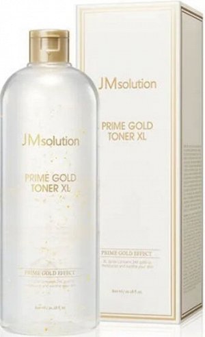 JMSolution Осветляющий тонер с 24К золотом Prime Gold Toner Xl, 600 мл