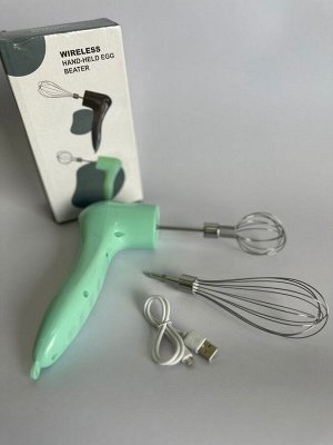 Миксер-капучинатор беспроводной 3 в 1 Wireless hand-held egg beater