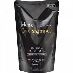Шампунь-кондиционер для мужчин Rocket Soap Men`s Care с ароматом ментола, мягкая упаковка 400мл