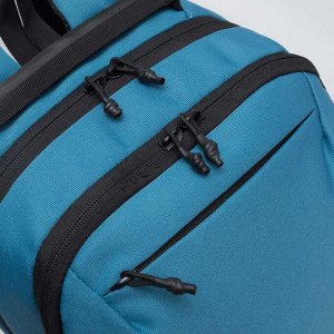 Рюкзак подростковый универсальный, для школы, черный, синий