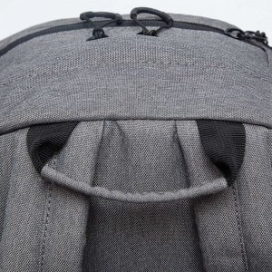 Классический мужской городской рюкзак: легкий, практичный, вместительный, для мальчика, для подростка, подростку, серый