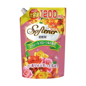 Антибактериальный кондиционер-ополаскиватель "Softener floral" с нежным цветочным ароматом 1200 мл.