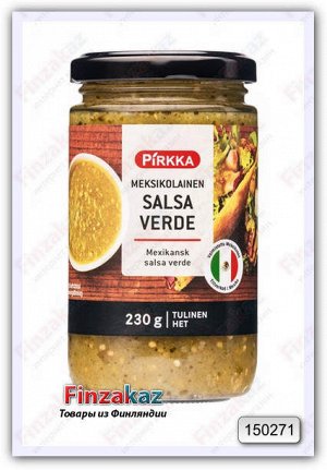 Соус Pirkka Salsa из зеленых томатов 230 гр