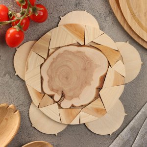 Подставка под горячее "Мейн-кун", D=20, можжевельник