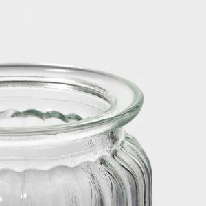 Банка для сыпучих продуктов Доляна «Лада», 250 мл, 7.5*12 см, стекло, прозрачная