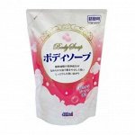 Жидкое мыло для тела Rocket Soap Subekyu с ароматом персика, мягкая упаковка 400 мл.