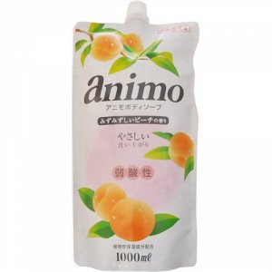 Мыло для тела ROCKET SOAP  Animo слабощелочное, с ароматом персика 1000 мл.