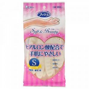 Виниловые перчатки “Family” SoftBeauty" (средней толщины) размер S
