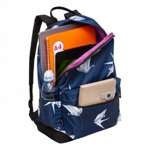 Рюкзак городской с карманом для ноутбука 13", одним отделением, размер M, женский