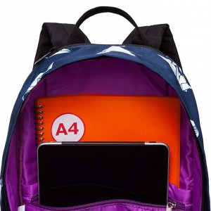 Рюкзак городской с карманом для ноутбука 13", одним отделением, размер M, женский