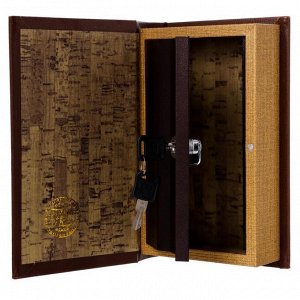 Сейф книга ""Тайная бухгалтерия"" кожзам 21х13х7 см