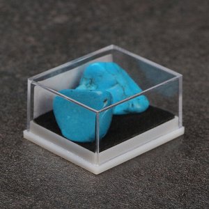 Камень коллекционный сувенирный «Жеода голубая», 6x6x4 см