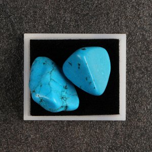 Камень коллекционный сувенирный «Жеода голубая», 6x6x4 см