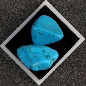 Камень коллекционный сувенирный «Жеода голубая», 6x6x4 см
