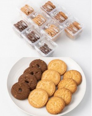 Ito Seika Original Assort Cookies - ассорти из трех видов печенья, кокос, песочное, шоколад с миндалем