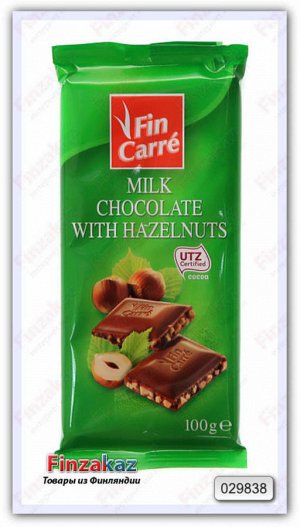Шоколад Fin Carre (фундук) 100 гр
