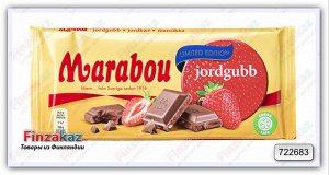 Молочный шоколад Marabou Jordgubb Strawberry 185 гр