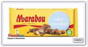 Молочный шоколад Marabou Salta Mandlar с морской солью 200 гр