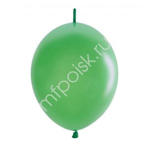 M 12"/30см Шар LINKING Декоратор LIME GREEN 50шт