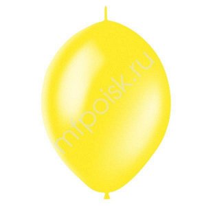 M 12"/30см Шар LINKING Декоратор YELLOW 50шт