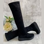Сапоги женские демисезонные осенние весенние на платформе высокие
