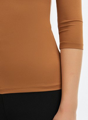 Футболка базовая с рукавом 3/4