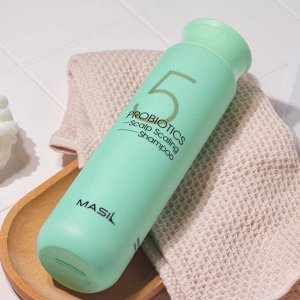 Masil 5 Probiotics Scalp Scaling Shampoo Глубокоочищающий шампунь с пробиотиками 300мл