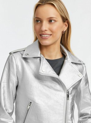Куртка-косуха из искусственной кожи