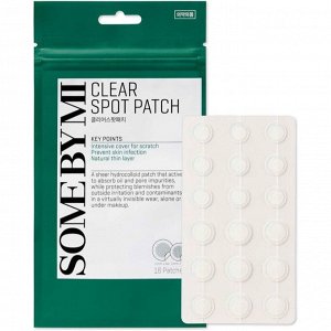 Some By Mi 30 Days Miracle Clear Spot Patch Антибактериальные патчи против прыщей
