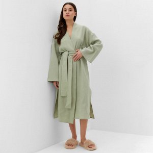 Халат домашний женский KAFTAN Basic размер, зеленый