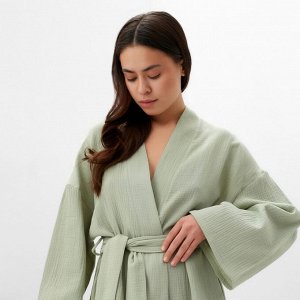 Халат домашний женский KAFTAN Basic размер, зеленый