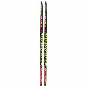 Лыжи пластиковые, 150 см, с насечкой, цвета МИКС