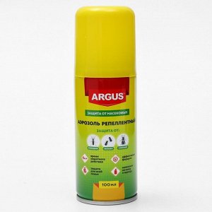 Аэрозоль репеллентный от комаров, мошек, слепней "Argus",100 мл